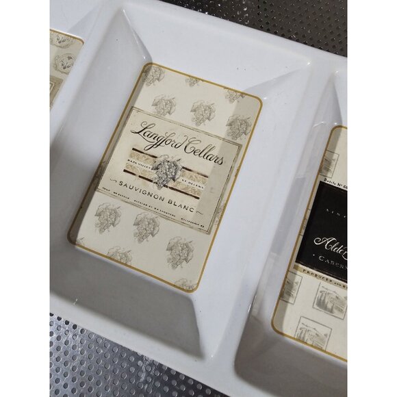 Sakura Private Reserve Sectioned Serving Platter Olive Tray 2003 - Picture 3 of 8